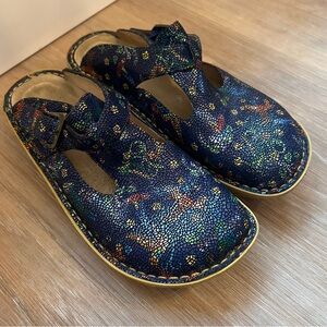 Alegria Birdland Leather Clogs Size 36 us 6 - 6.5 Nursing Healthcare Shoes